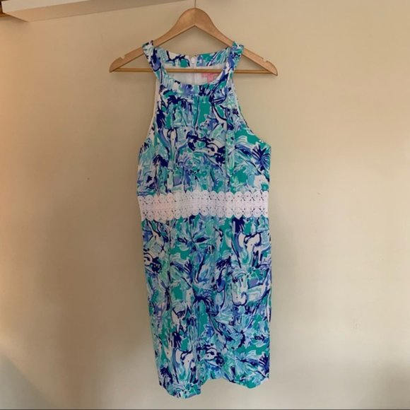 NEW LILLY PULITZER Ashlyn Shift in Elephant Appeal 14 - Picture 4 of 8